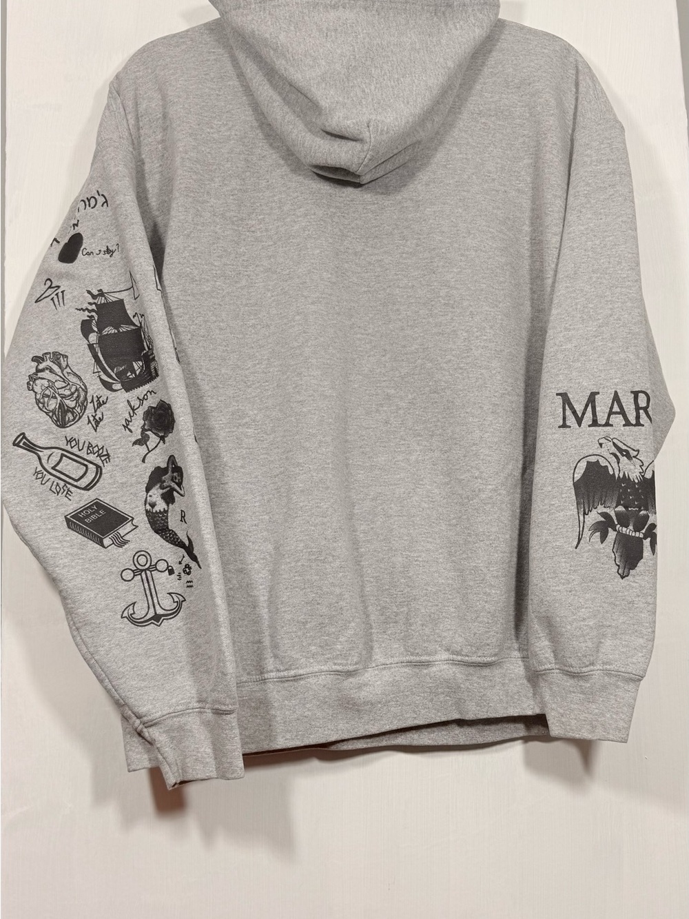 Light Gray Pullover Sweatshirt - Picture 2 of 16